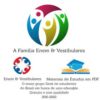 Логотип @familiaenemevestibulares - A Família Enem & Vestibulares