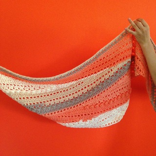 Логотип @family_talks - Поперечное вязание, укороченные ряды