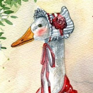Логотип @famous_ms_goose - Гусыня