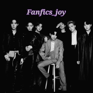 Логотип @fanfics_joy - ·･•Фанфики с Bts⁷📓🩶