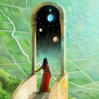 Логотип @fantasyart - Fantasy & sci-fi, art channel