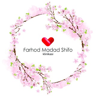 Логотип @farhodmadad - "Farhod Madad Shifo" klinikasi