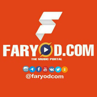 Логотип @faryodcom - 🎧FARYOD.COM🎧 - Musiqa Zavqi
