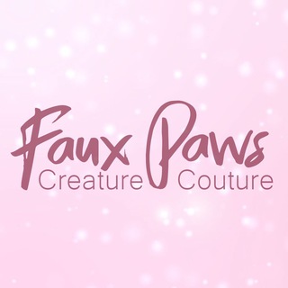 Логотип @fauxpawsco - Faux Paws Costumes