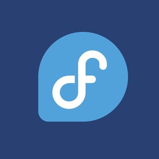 Логотип @fedorabadges - Fedora Badges