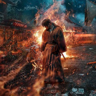 Логотип @filmy61 - Бродяга Кэнсин фильм