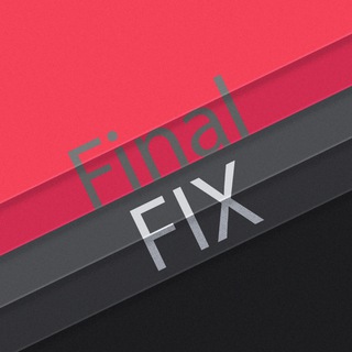 Логотип @final_fix - Это финальные правки