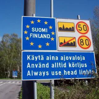 Логотип @finborder - Финская граница