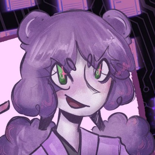 Логотип @fioni_fiol - фиолетовое безумие Фиони