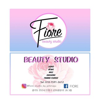 Логотип @fiore_studio - Студия красоты FIORE