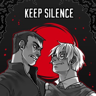 Логотип @fisdoor - keep silence