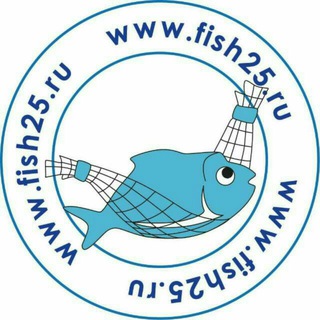 Логотип @fish25news - 🔵Новости - fish25.ru