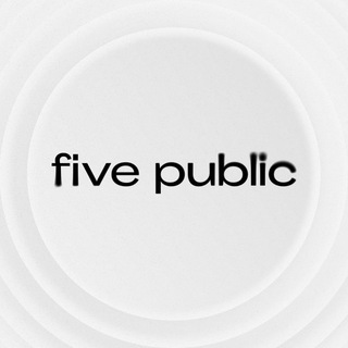 Логотип @fivepublic_chat - five public | chat