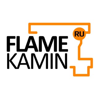 Логотип @flamekamin_ru - Chat 👥 Камины FlameKamin Электрокамины