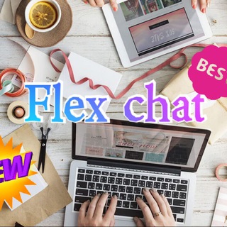 Логотип @flexchat_tashkent - FLEX CHAT