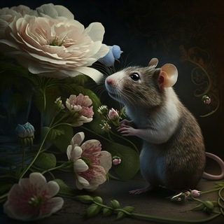 Логотип @flowersforAl - Цветы для Элджернона