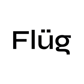 Логотип @flugstore - FLÜG LETTERS