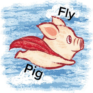 Логотип @flypig666 - Летящий Свин