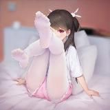 Логотип @foottyan - ножки 2Де тянок