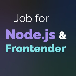 Логотип @forfrontend - Job for Frontend (JavaScript + Node.js) Developers