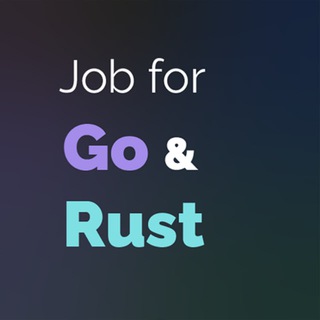 Логотип @forgoandrust - Job for Go, Rust Developers