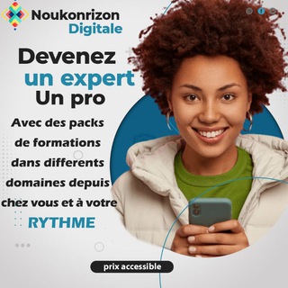 Логотип @formation_digitale - Noukonrizon Digitale Formation gratuite