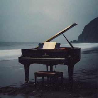 Логотип @fortepianoplayer - Фортепианная игра | Ноты для фортепиано | Музыка для reels и stories