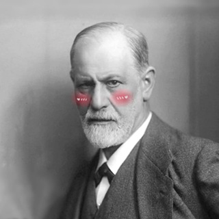 Логотип @freudlife - Зигмунд Фрейд. Лайфстайл