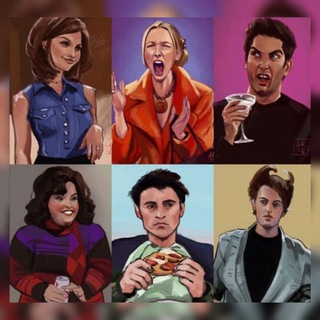 Логотип @friends_official_video_photo - Сериал "Друзья"☕