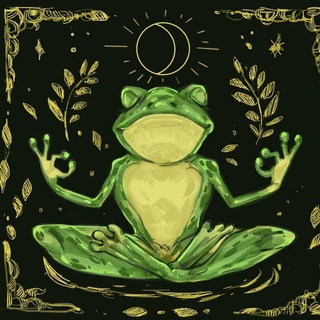 Логотип @frog_tarot - frog tarot