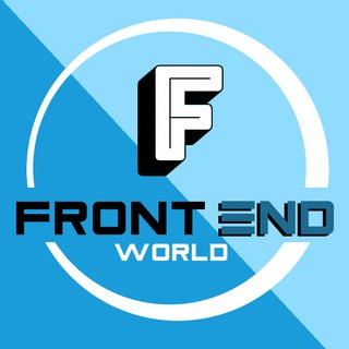 Логотип @front_end_first - Front End World