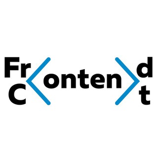 Логотип @frontendcontent - < FrontendContent >