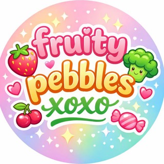 Логотип @fruitypebblesxoxo - 🍭 fruity pebbles 🍬