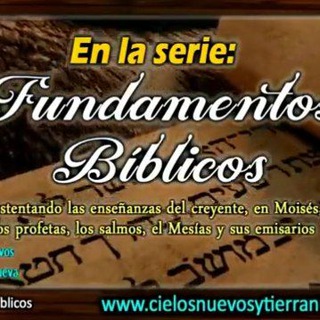 Логотип @fundamentosbiblicos - La Biblia FUNDAMENTOS BIBLICOS ESTUDIOS BIBLICOS Del Hermano Antonio Miranda