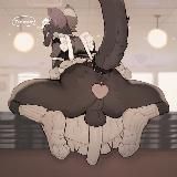 Логотип @furrygaynswfworld - Furry NSFW gay world💜