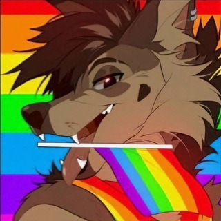 Логотип @furrylgbtrainbow - 🌈Фурри фд🏳️‍🌈