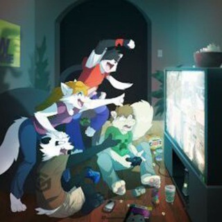 Логотип @furryxboxpc - GAMER FURS/ANIME FURS SFW