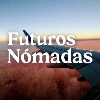 Логотип @futurosnomadas - Futuros Nómadas 🌍 por CarlaConWifi 👩🏻‍💻