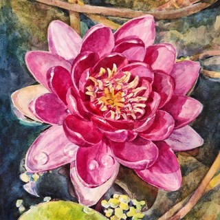 Логотип @ganeva_art - Акварель Ганевой Анастасии / художник Анастасия Ганева