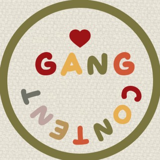 Логотип @gang_content - Gang contént