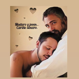 Логотип @gayhombresjovenesymaduros - 🏳️‍🌈🇪🇸 Hombres 👨‍❤️‍👨 jóvenes y maduros 👬 de España y América Latina
