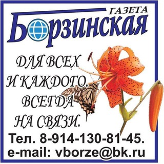 Логотип @gazeta20 - Борзинская газета🗞