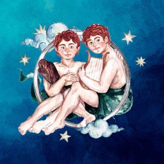 Логотип @gemini_gpt - Близнецы | Гороскоп от Нейросети