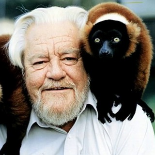 Логотип @geralddurrell_tg - Джеральд Даррелл и другие животные