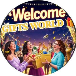Логотип @gifts_world_channel - МИРОВЫЕ ПОДАРКИ 🎁𝐆𝐈𝐅𝐓𝐒 𝐖𝐎𝐑𝐋𝐃🌎