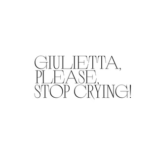 Логотип @giulettaplsstopcrying - Giulietta, please, stop crying
