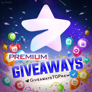 Логотип @giveaways_premium_telegramtg - Giveaways Premium Telegram