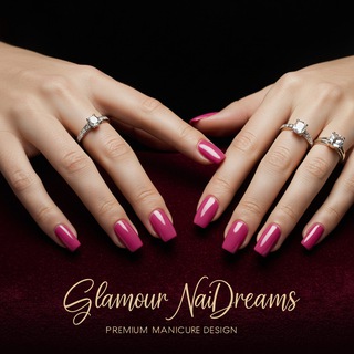 Логотип @glamournaildreams - GlamourNailDreams | Премиум маникюр, hair, makeup