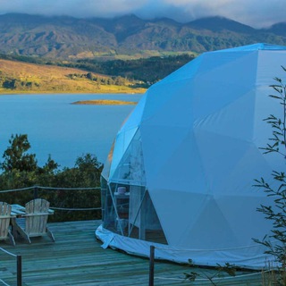 Логотип @glamping_ruza - Подмосковье чистыми глазами