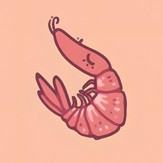 Логотип @glass_shrimp - чримп